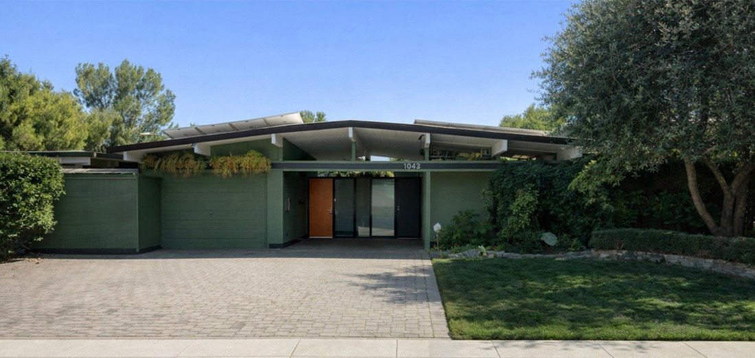 Fairglen — long-and-low Eichler, mature trees